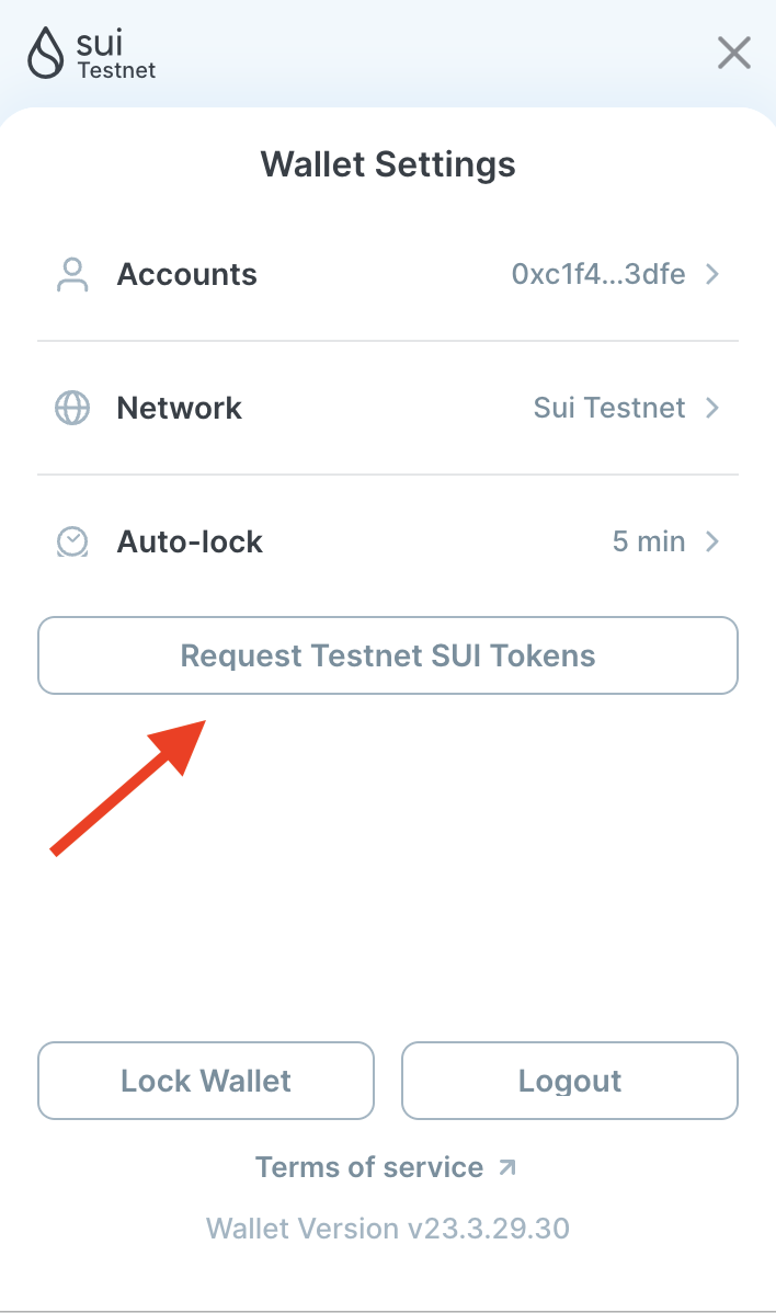 SuiWallet Request