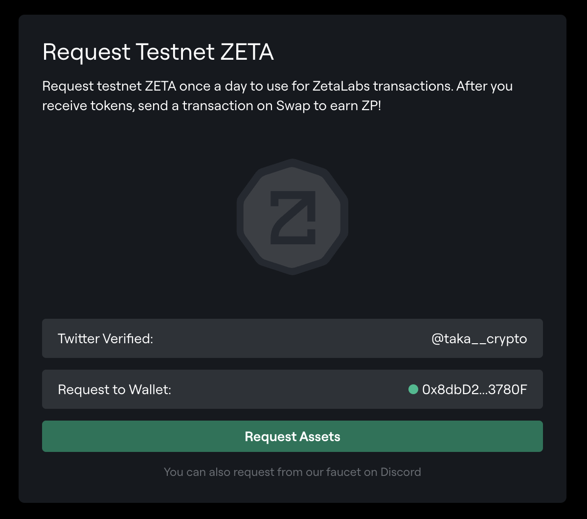zetachain Faucet