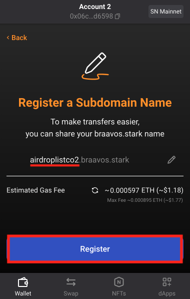 Braavos Subdomain