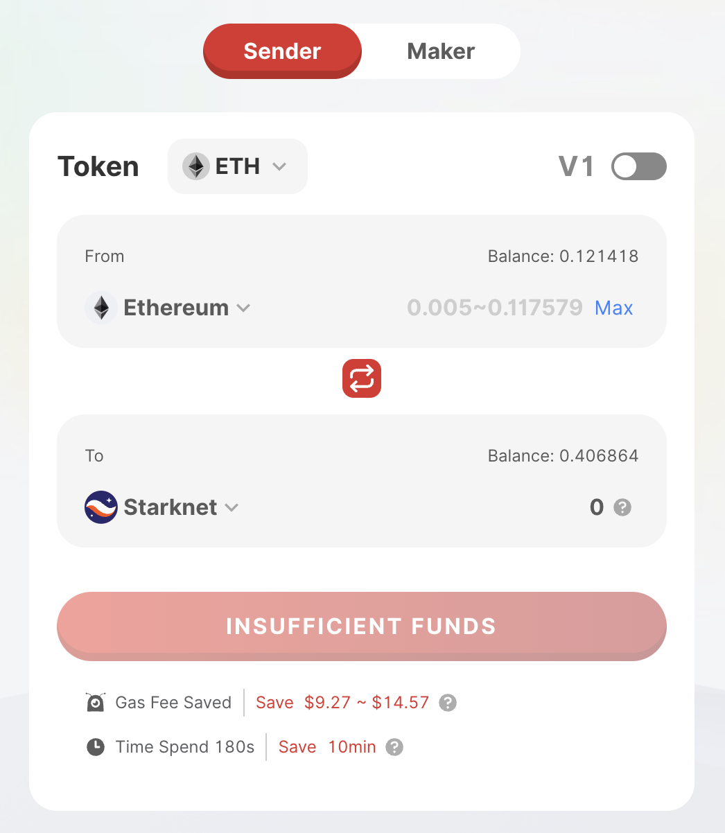 Orbiter Starknet Bridge