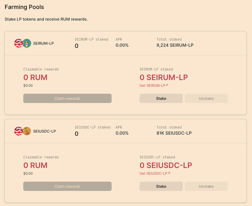 SparrowSwap LP staking