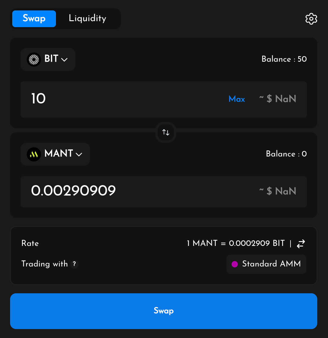 MantleSwap swap