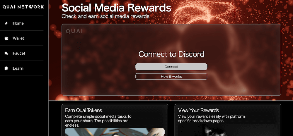 Quai Network connect