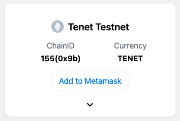 Tenet Chainlist