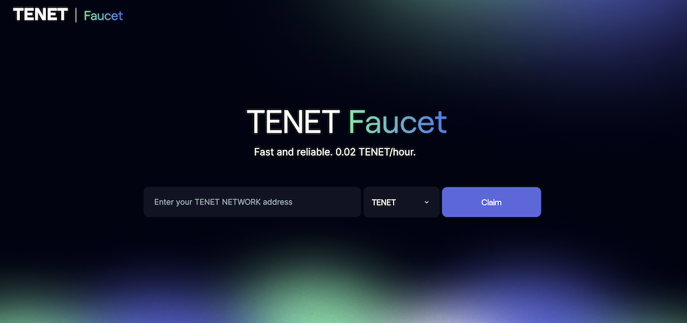 Tenet faucet