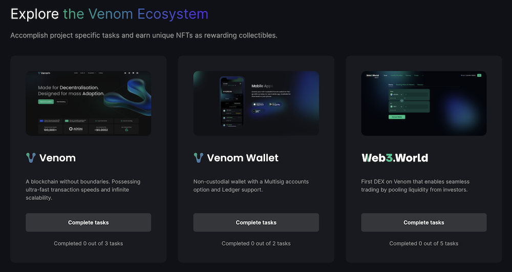 Venom Network Task