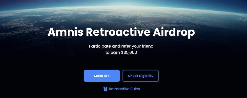 Amnis Finance NFT staking