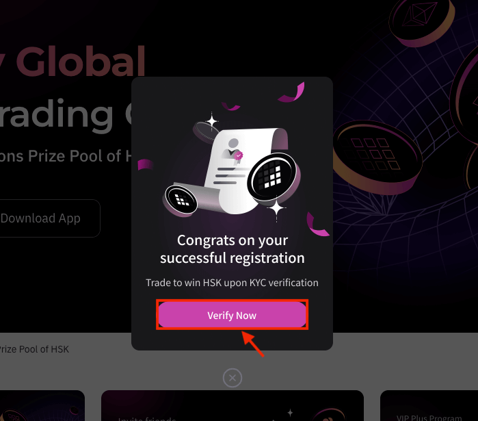 HashKey Exchangeの口座開設5