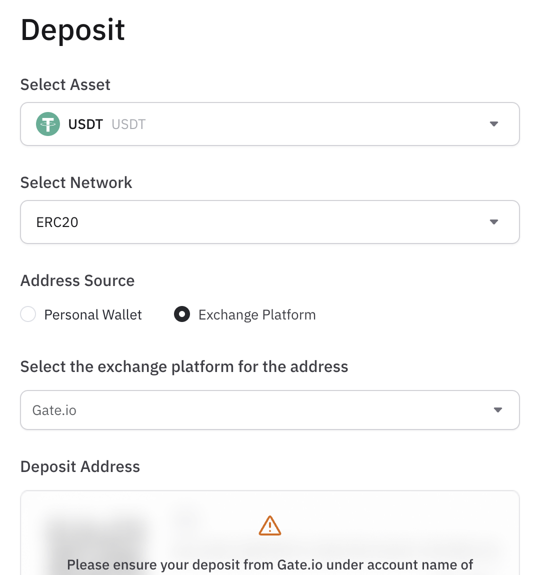 HashKey Exchange Deposit