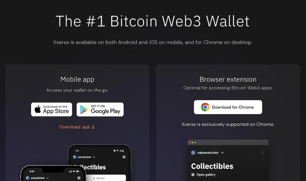 Xverse Wallet download