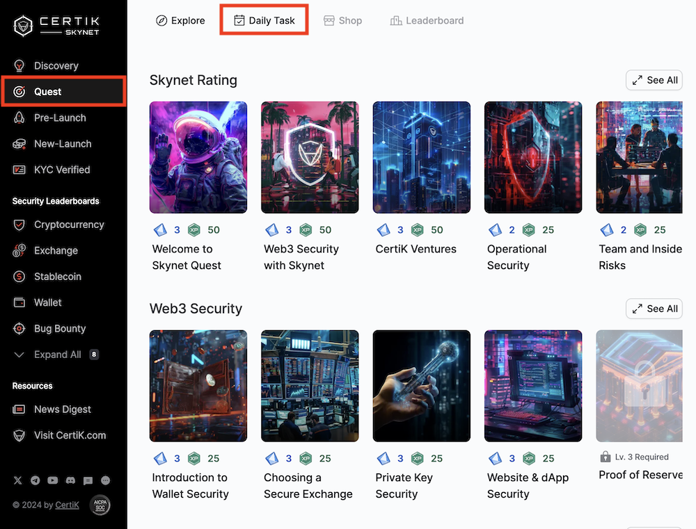 Certik quest