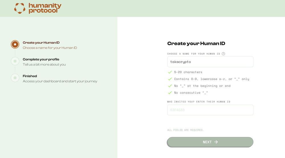 Humanity Protocol Register
