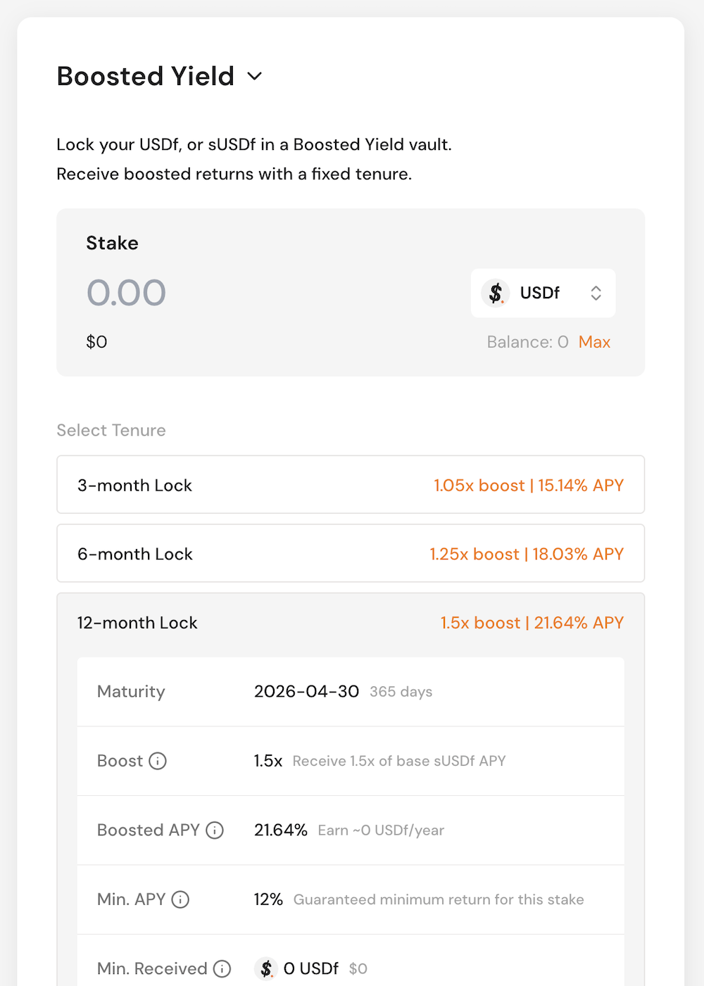 Falcon Finance Boosted Yield